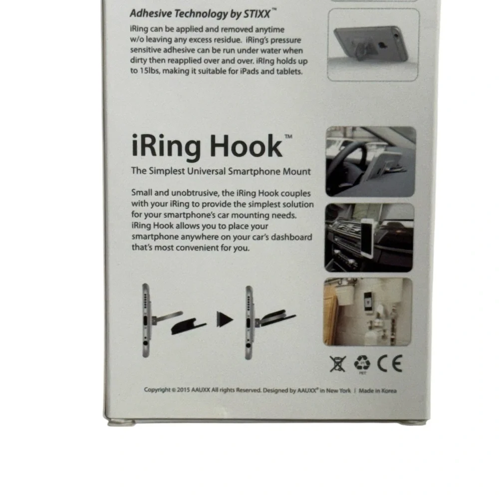 iRing Hook phone ring holder attachment with hook brand new in box never used!